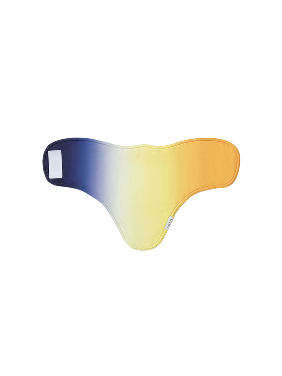 Vector Snowy Night With Orange Glow Kids' Trifit Face Mask