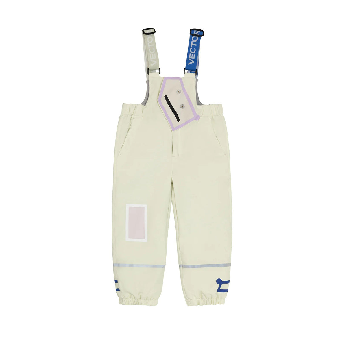 Vector Sand White Kids' Snowpark Slash 2L Bib Pants