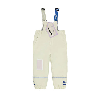 Vector Sand White Kids' Snowpark Slash 2L Bib Pants