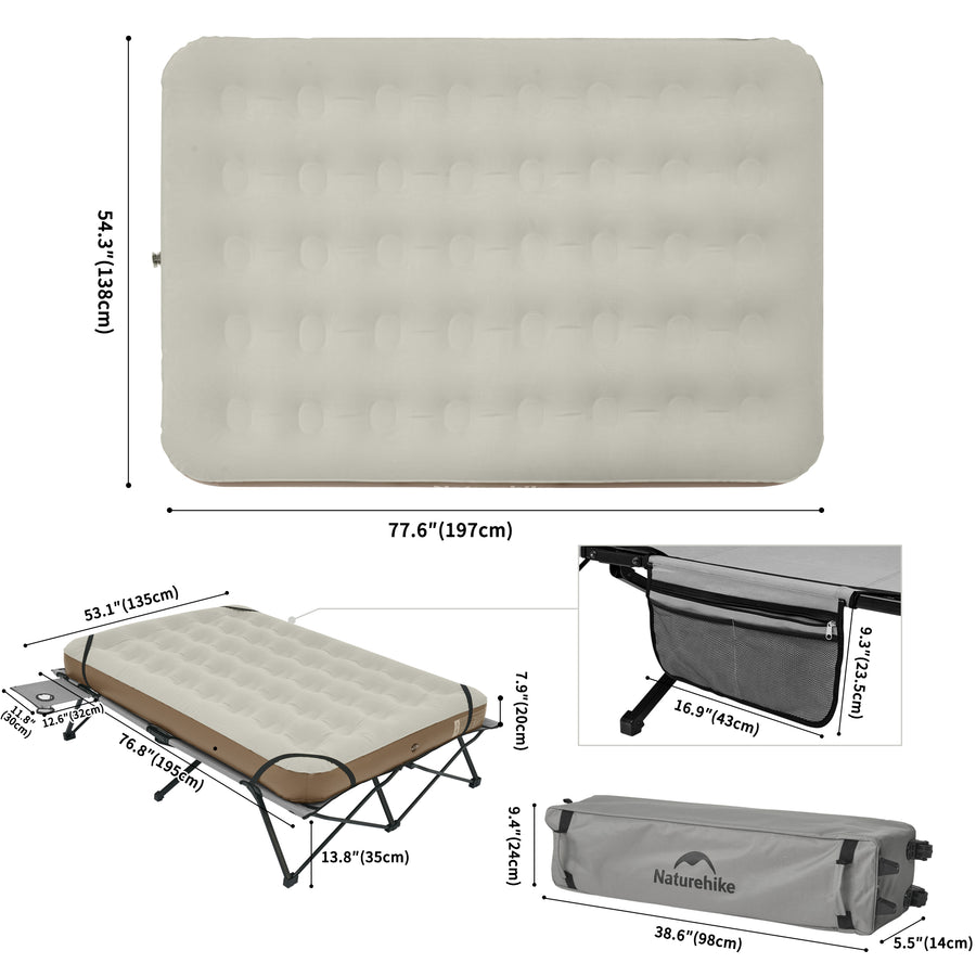Naturehike XJC T02 Foldable Camping Cot Double