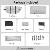 Naturehike Shepherd Dome Tent Gray