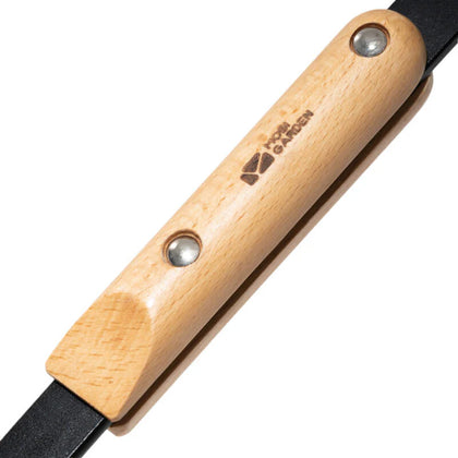 Mobi Garden Crochet à charbon de bois avec manche en bois de haute qualité