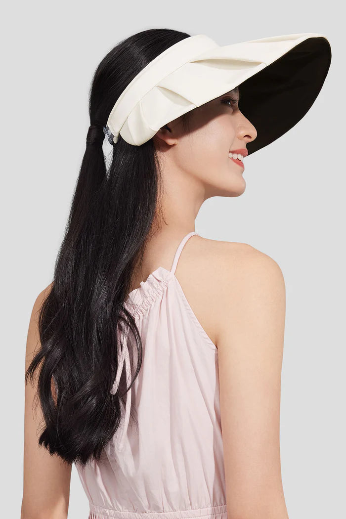 Beneunder BM56124 Bouffancy - Women's Sun Visor Hat Upf50+, ivory beige