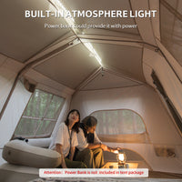 Naturehike Village 13 Gen 2 Quick Open Tent Brown/Tiblack(Ultimate Edition)