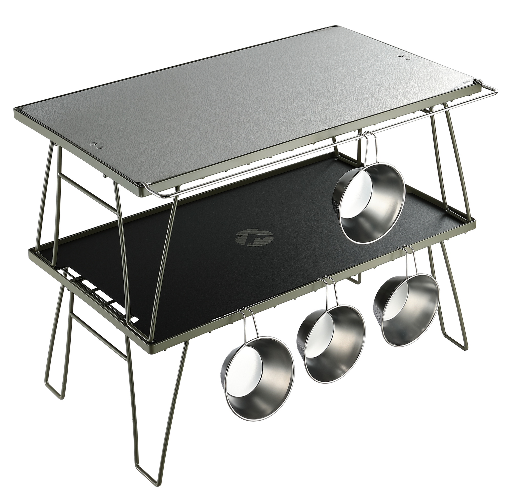 Camping Moon T-2308-BK Aluminum Top Plate for Storage Rack 2026