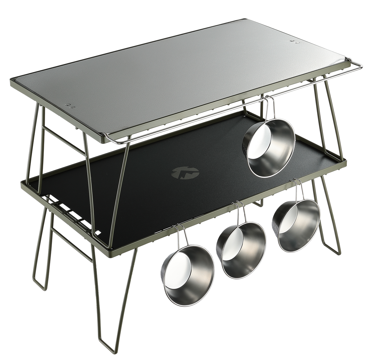 Camping Moon T-2308-BK Aluminum Top Plate for Storage Rack (2026)