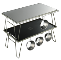Camping Moon T-2308-BK Aluminum Top Plate for Storage Rack 2026