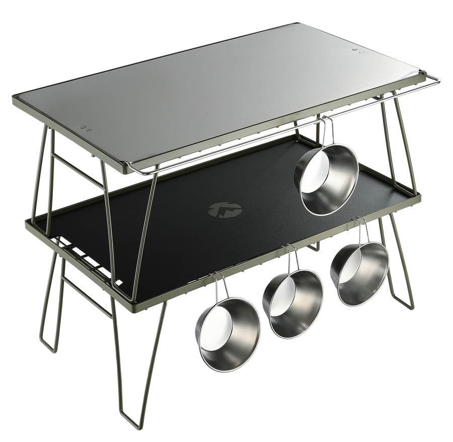 Camping Moon T-2308-BK Aluminum Top Plate for Storage Rack (2026)