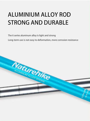 Naturehike Qing Xue Base Three-Section 6061 Aluminum Alloy Trekking Pole (2026)