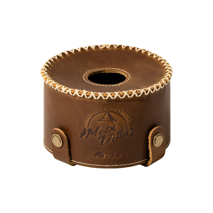 Mobi Garden Cowhide Butane Gas Cylinder Protector