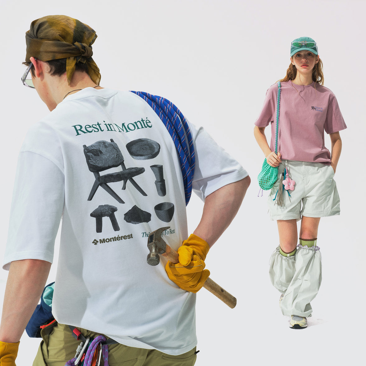 Monterest Outdoor Quick-drying Crew Neck T-shirt