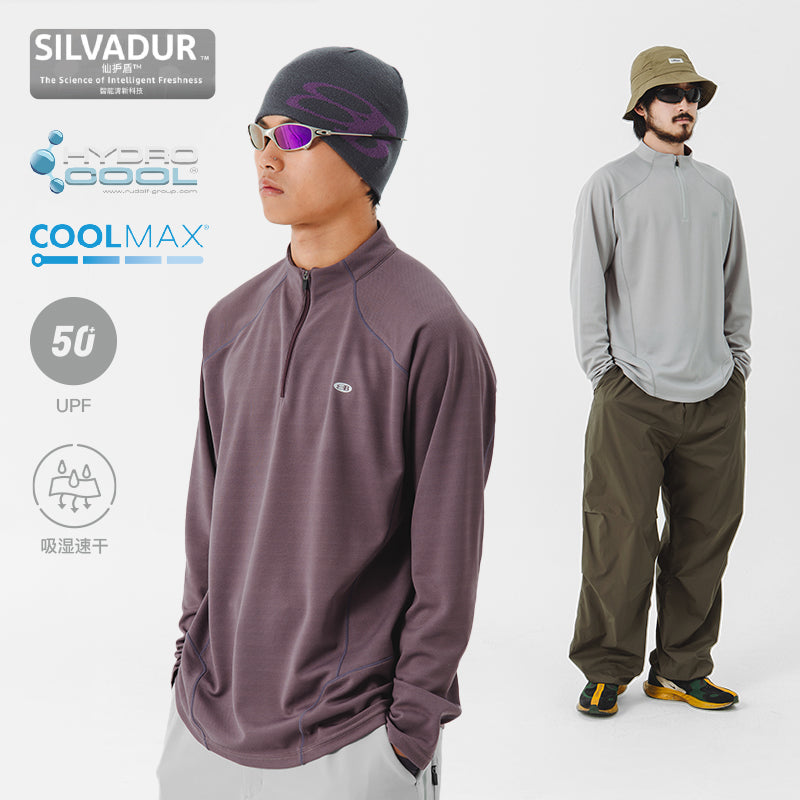 Blue Quick-Drying Training Long Sleeve T-shirt