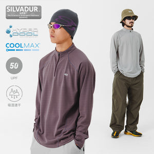 Blue Quick-Drying Training Long Sleeve T-shirt