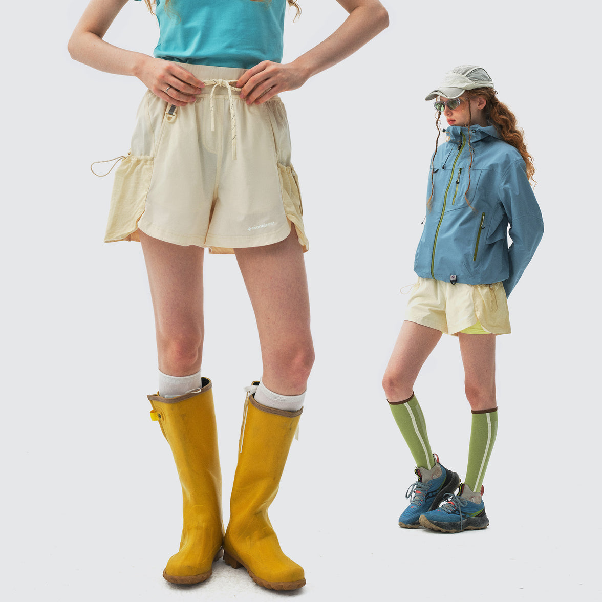 Monterest Outdoor Breathable High-Waisted Sport Shorts