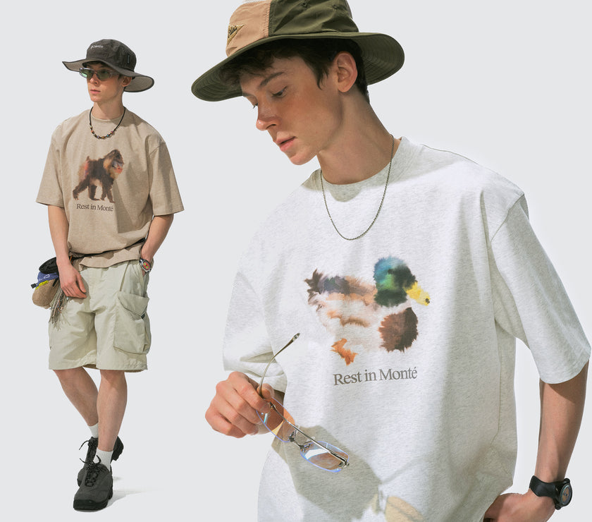 Monterest Outdoor Graphic Crew Neck T-shirt