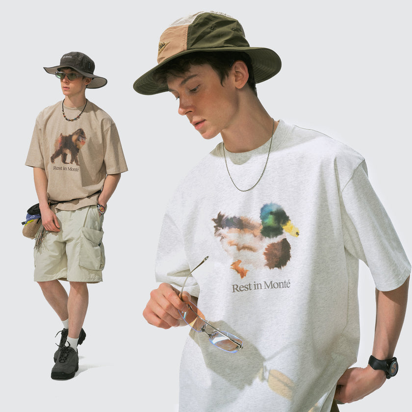 Monterest Outdoor Graphic Crew Neck T-shirt