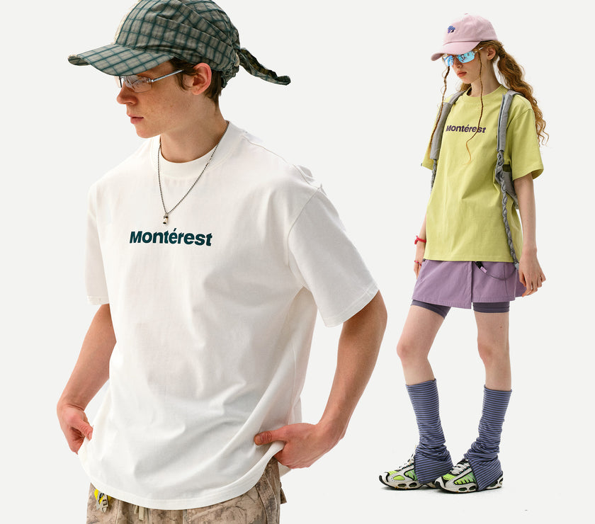 Monterest Outdoor Quick-drying Logo Crew Neck T-shirt