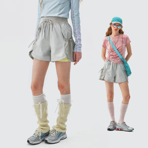 Monterest Outdoor Breathable High-Waisted Sport Shorts