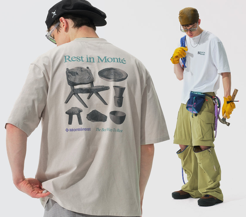 Monterest Outdoor Quick-drying Crew Neck T-shirt