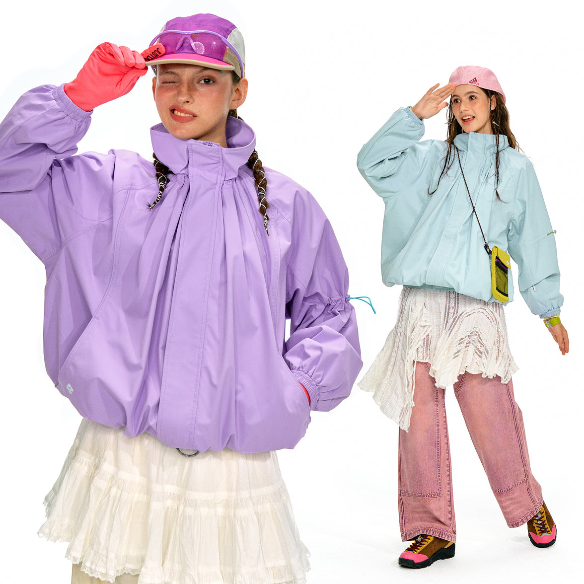 NOTHOMME Flower Bud Collar Balloon Suit