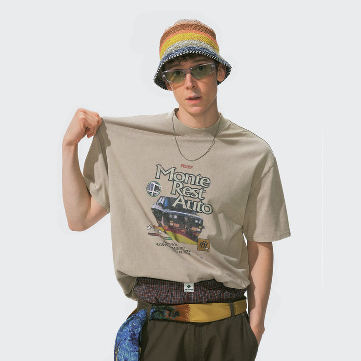 Monterest Vintage Graphic Cotton T-shirt