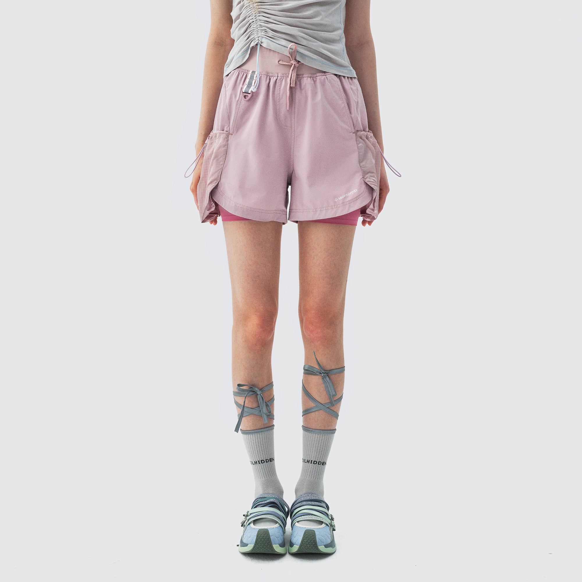 Monterest Outdoor Breathable High-Waisted Sport Shorts