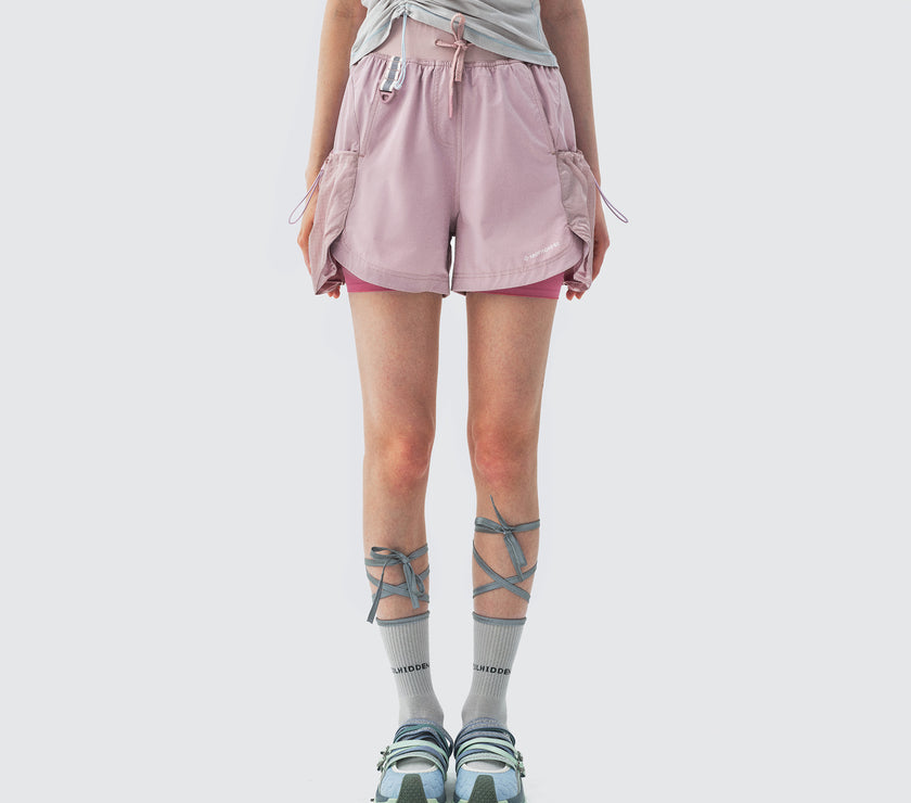 Monterest Outdoor Breathable High-Waisted Sport Shorts