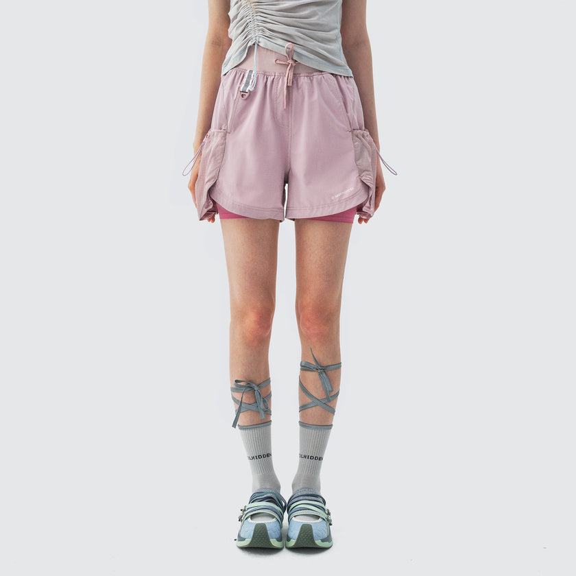 Monterest Outdoor Breathable High-Waisted Sport Shorts