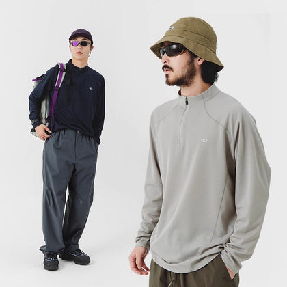 Blue Quick-Drying Training Long Sleeve T-shirt