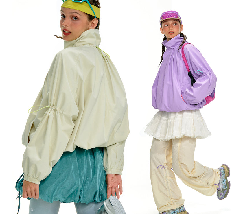 NOTHOMME Flower Bud Collar Balloon Suit