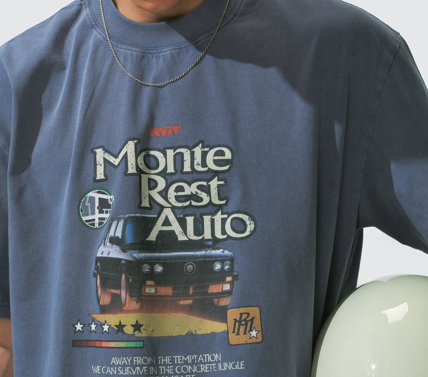 Monterest Vintage Graphic Cotton T-shirt