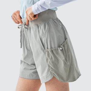 Monterest Outdoor Breathable High-Waisted Sport Shorts