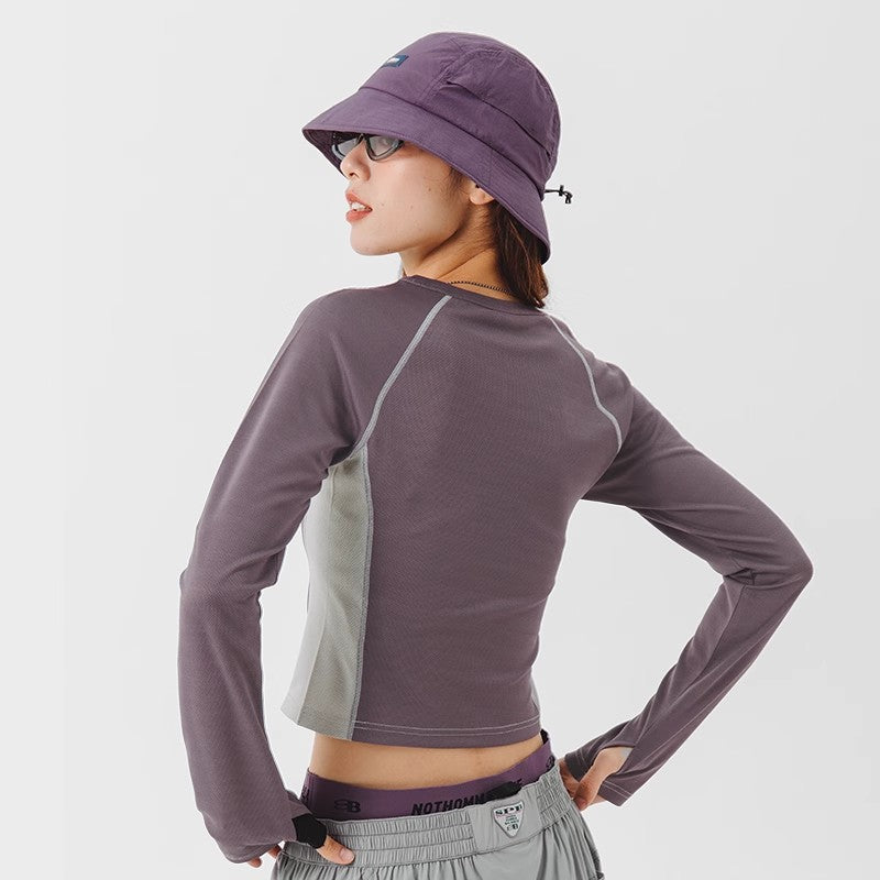 Blue Logo Long Sleeve T-Shirt