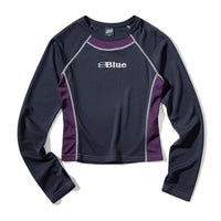 Blue Logo Long Sleeve T-Shirt