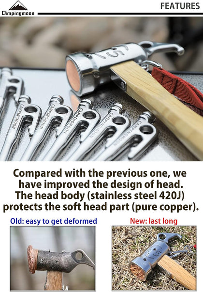 Campingmoon Hammer Copper Head C5