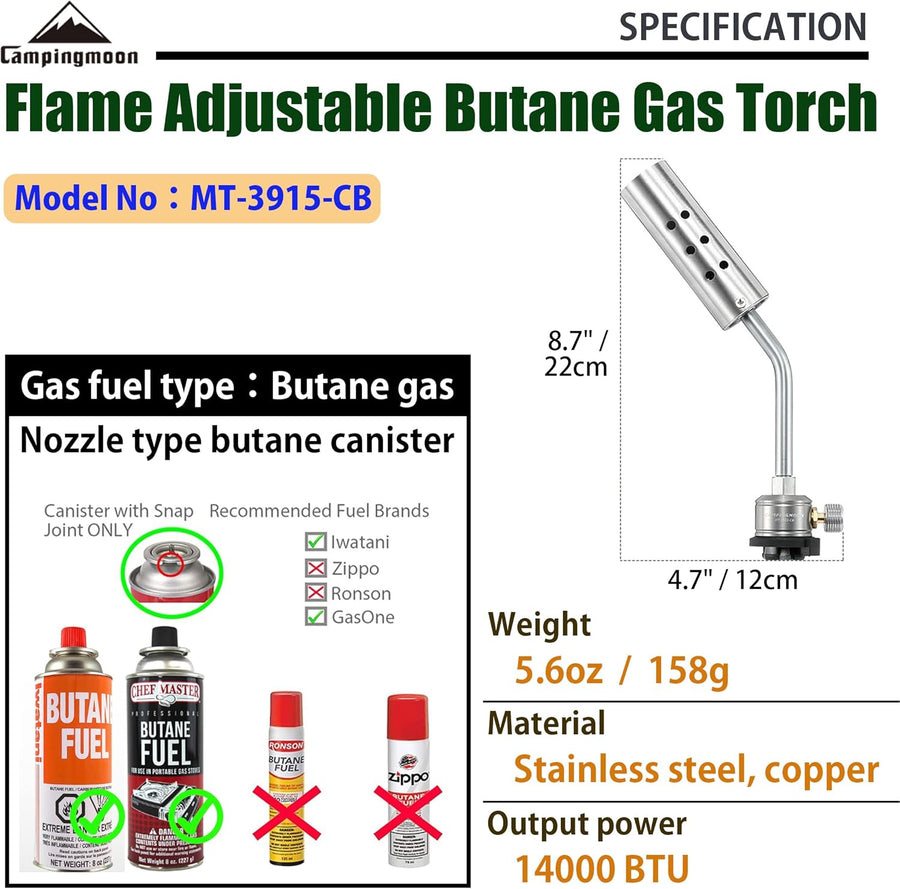 Camping Moon Torch Flame MT-3915-OD (2026)