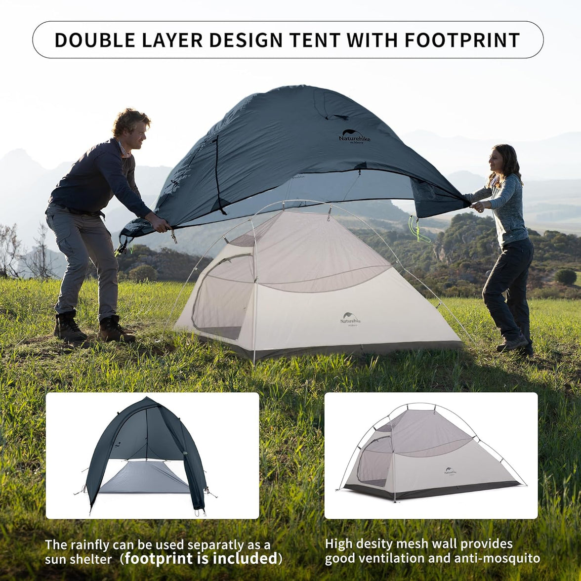 Naturehike Cloud Up 2 Person Tent - Navy