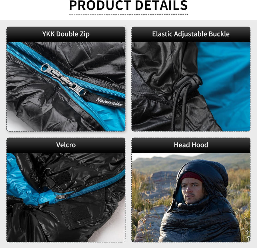 Naturehike Cicada Wing CW400 Square Down Sleeping Bag (2026)
