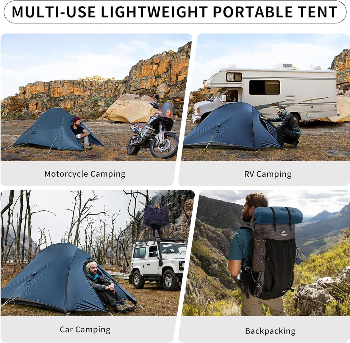 Naturehike Cloud Up 2 Person Tent - Navy