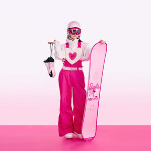 BCG Barbie Limited Edition Pink Heart Ski Bibs