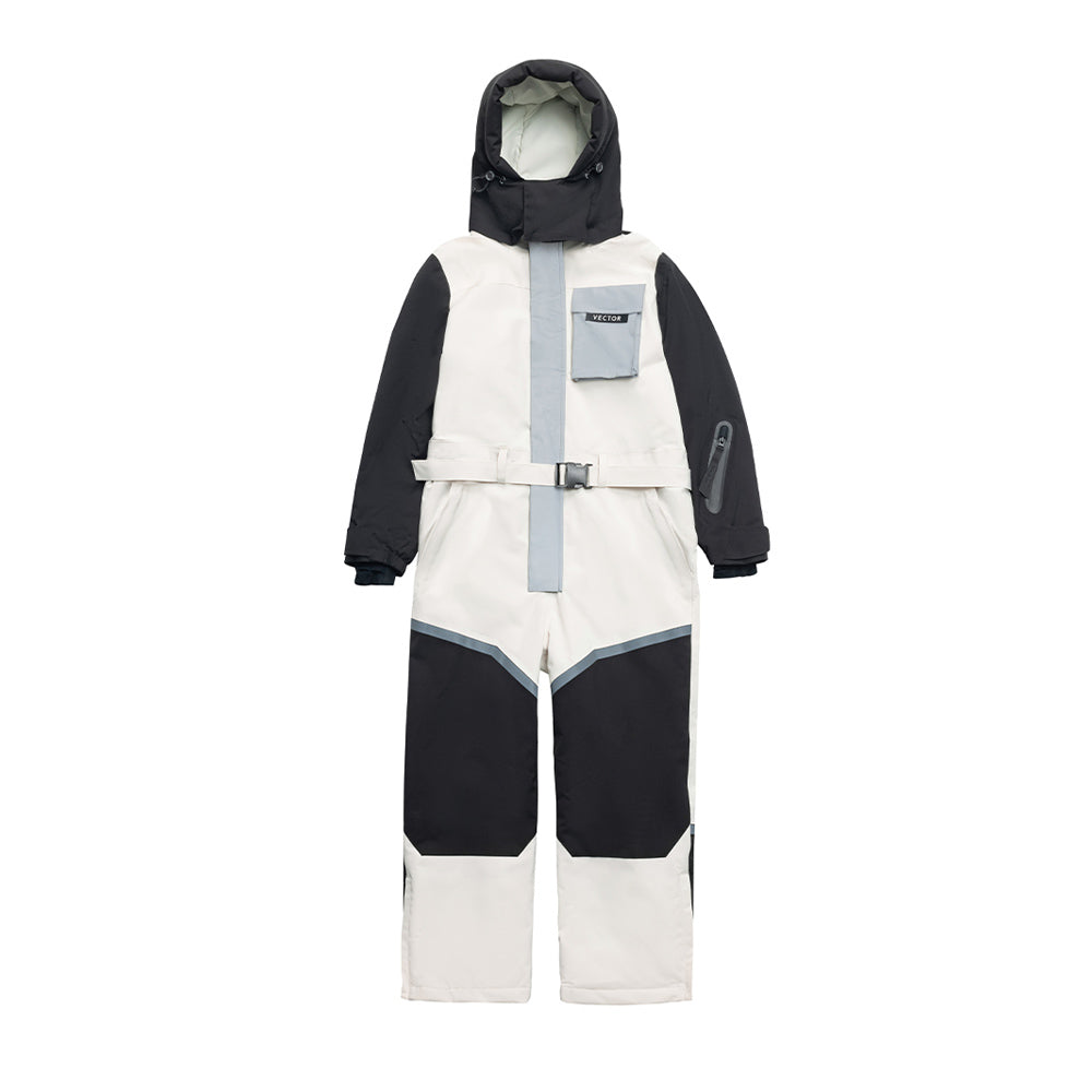 Vector Sparkle Panda Kids' Nebula Spliced Jumpsuit
