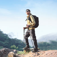 Naturehike Chang Feng UL - Carbon And Aluminum Five-Section Adjustable Folding Trekking Pole Grey