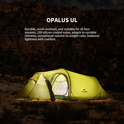 Naturehike Opalus Series Ultralight Hiking Tent 3 Men Olive
