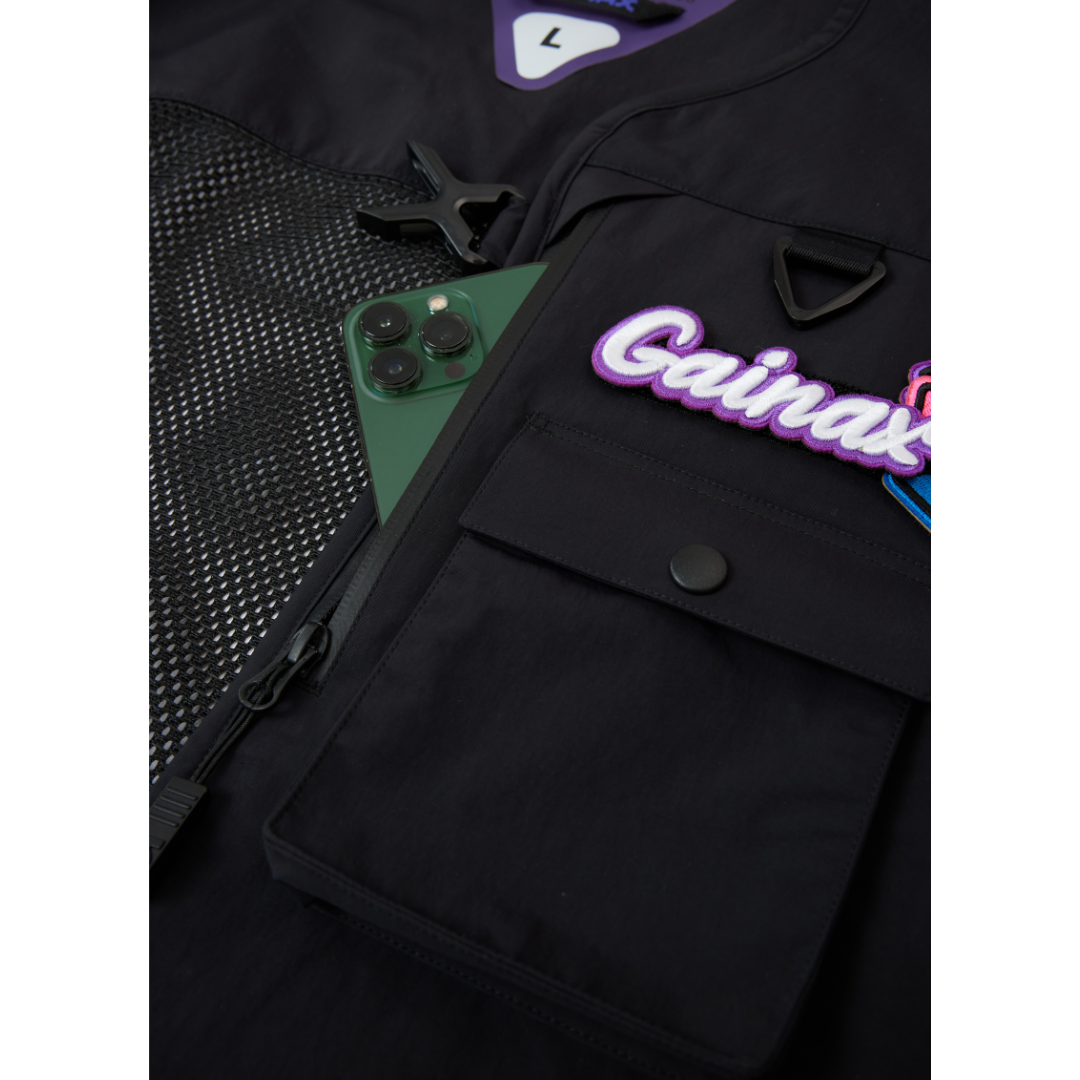 GAINAX Gilet avec Poche Kaki Clair