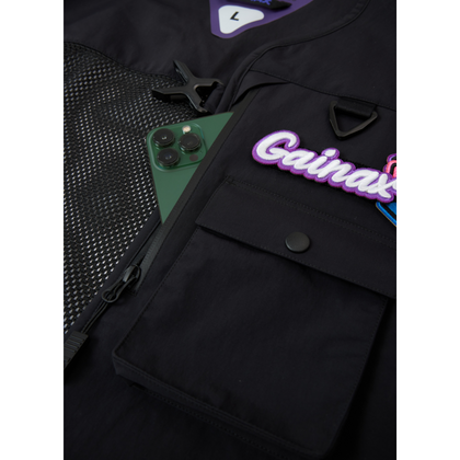 GAINAX Gilet avec Poche Kaki Clair