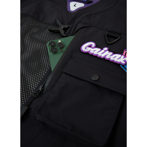 GAINAX Gilet avec Poche Kaki Clair