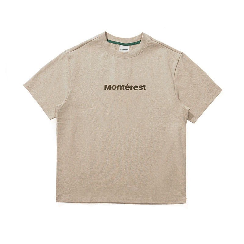 Monterest Outdoor Quick-drying Logo Crew Neck T-shirt
