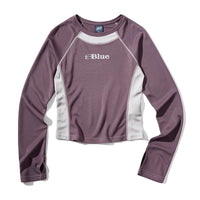 Blue Logo Long Sleeve T-Shirt