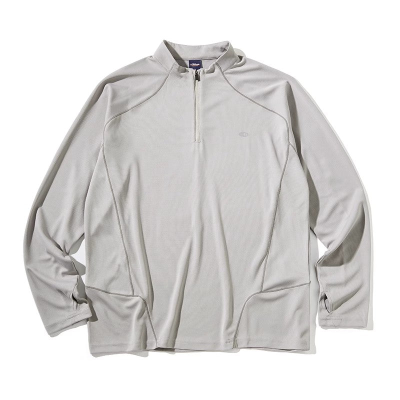 Blue Quick-Drying Training Long Sleeve T-shirt