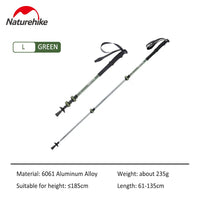 Naturehilke Qing Xue Base Three-Section  6061 Aluminum Alloy Trekking Pole